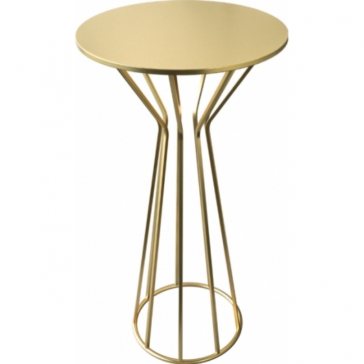 Фуршетный стол GP золотого цвета в аренду