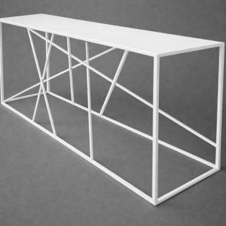 Фуршетный стол Geometric White в аренду